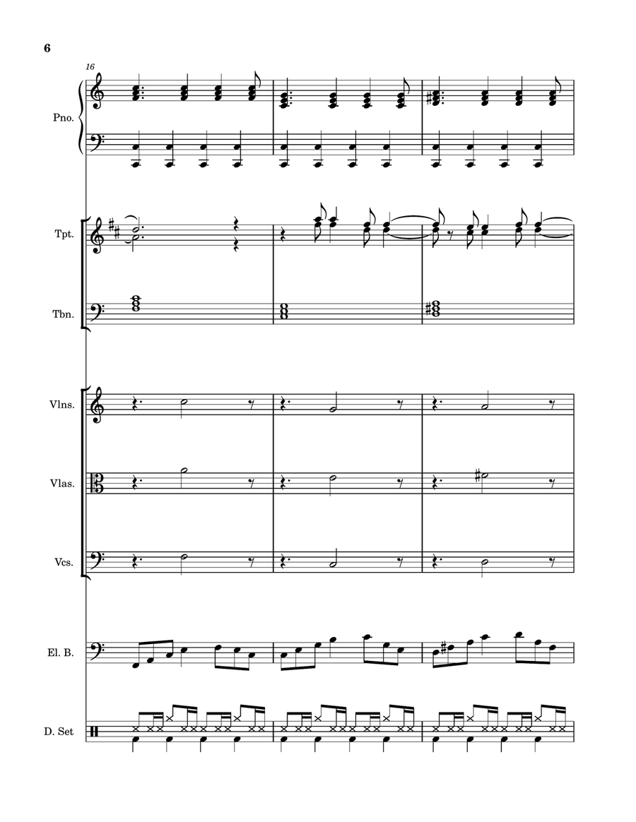 Tapestry Turnpike, Op. 11 Large Ensemble scores gallery preview page 6