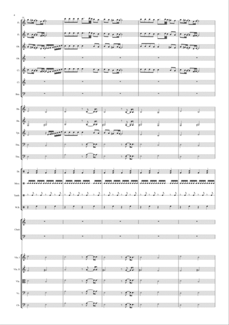 Gibi Gibi Gibi Gibi Full Orchestra scores gallery preview page 4