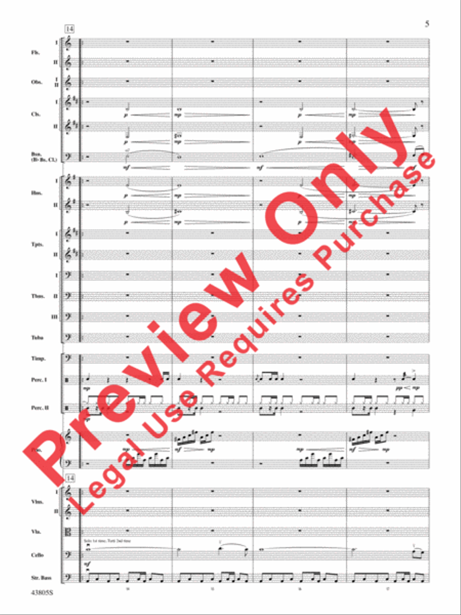 House of Cards (Theme) Full Orchestra scores gallery preview page 18