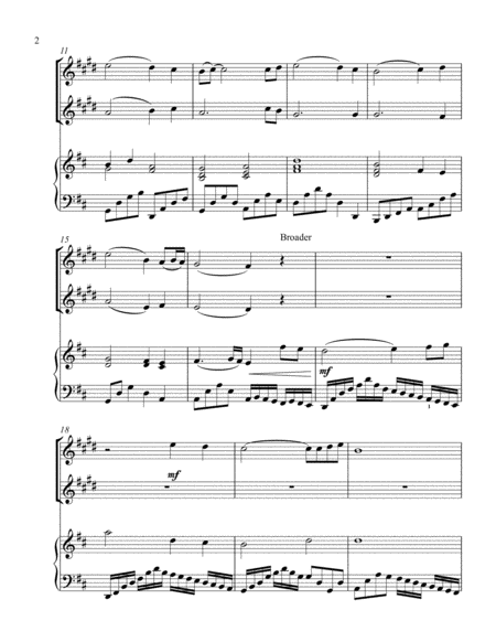 Pachelbel's Noel (treble Bb instrument duet) image number null