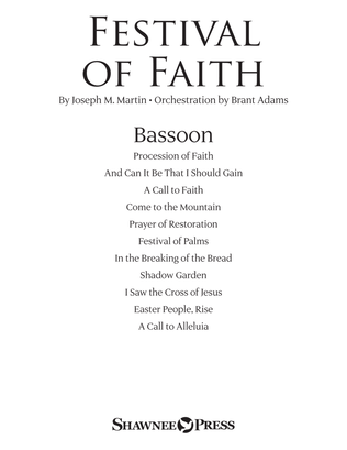 Festival of Faith - Bassoon
