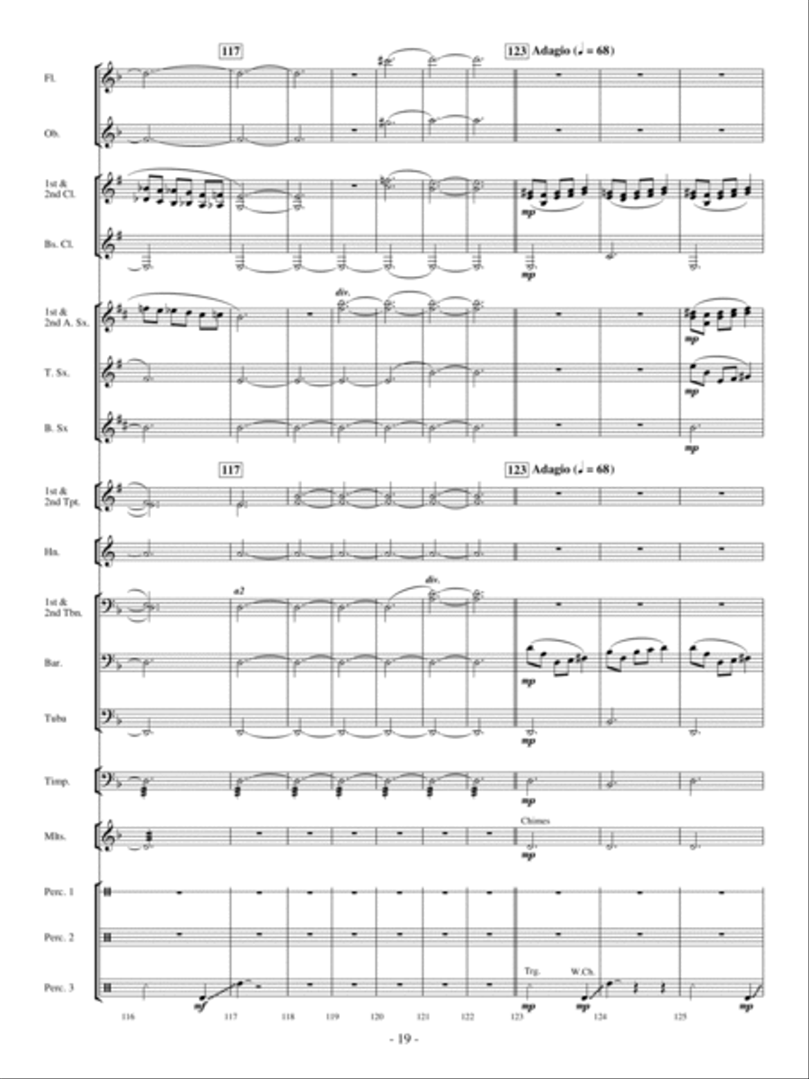 The Phantom Train Concert Band scores gallery preview page 18