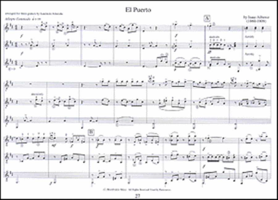 The Complete Laurindo Almeida Anthology of Guitar Trios Guitar Ensemble scores gallery preview page 5