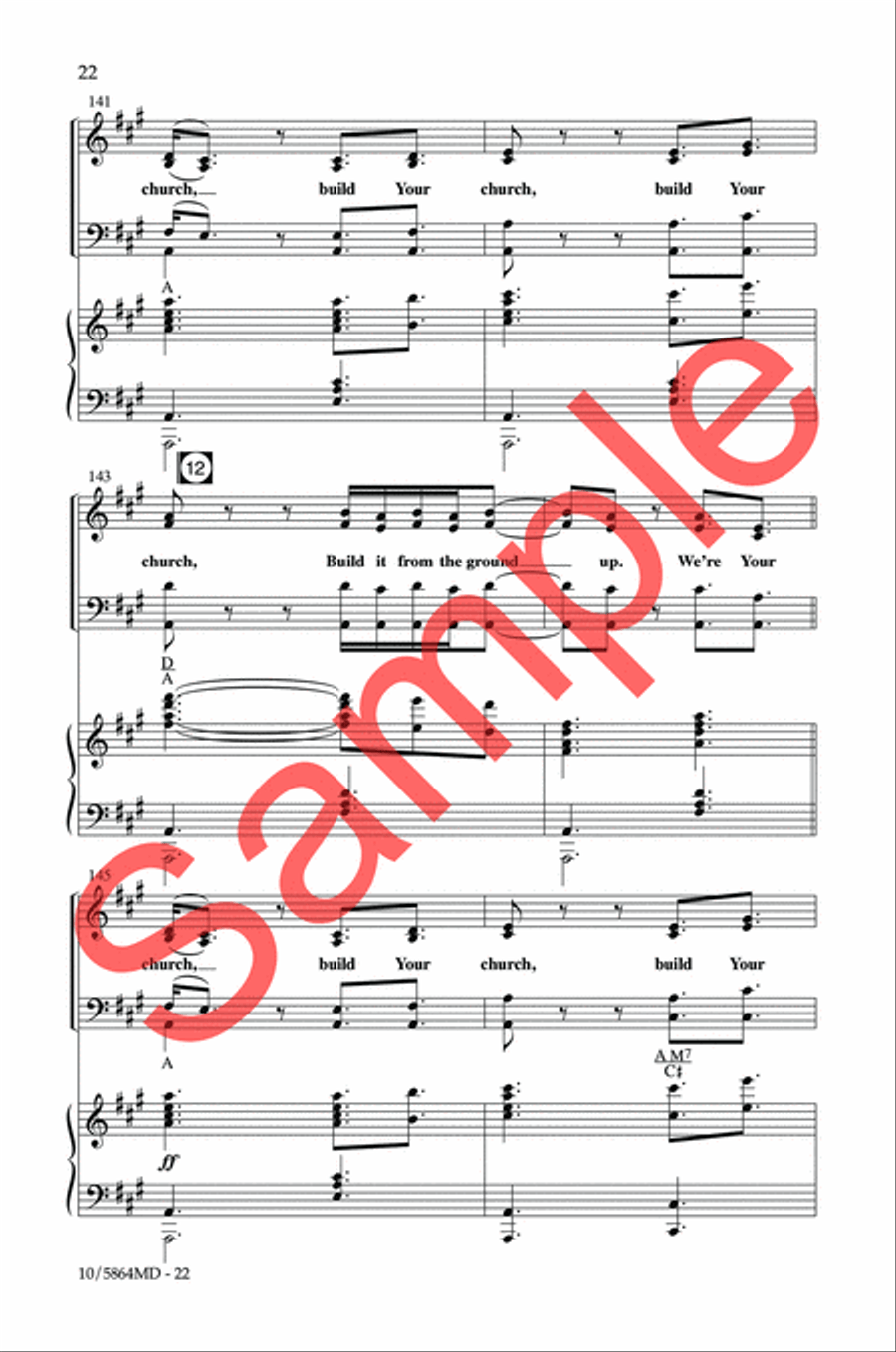 Build Your Church 4-Part scores gallery preview page 21