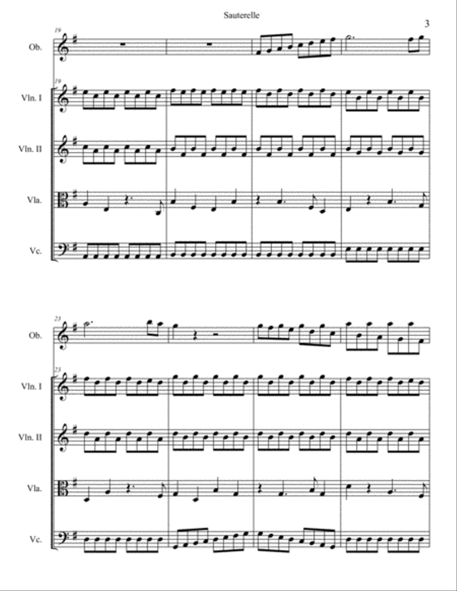 Sauterelle Chamber Orchestra scores gallery preview page 3