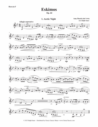 Eskimos, Op. 64 for Horn & Piano