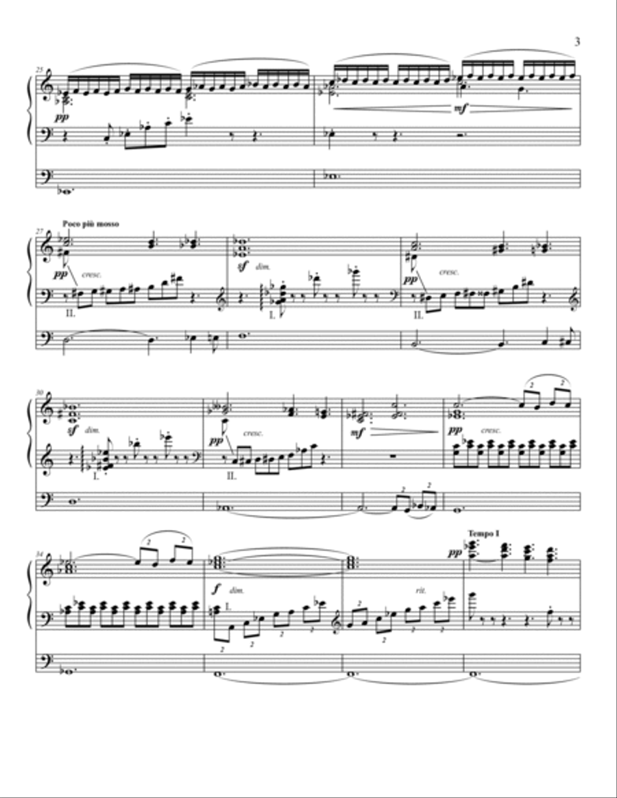 The Enchanted Lake The Enchanted Lake Organ Solo scores gallery preview page 3
