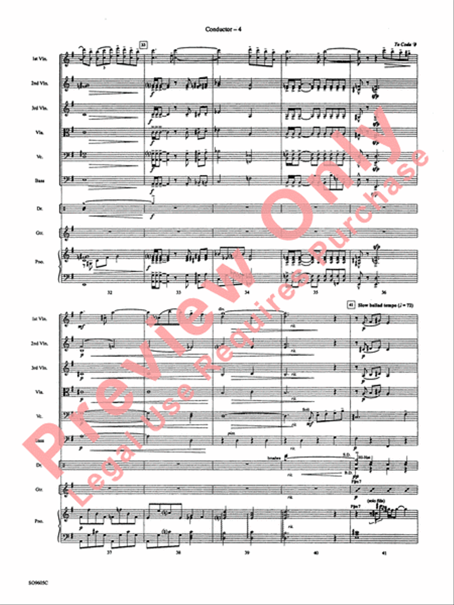 The Shadow of Your Smile (from The Sandpiper) String Orchestra scores gallery preview page 6
