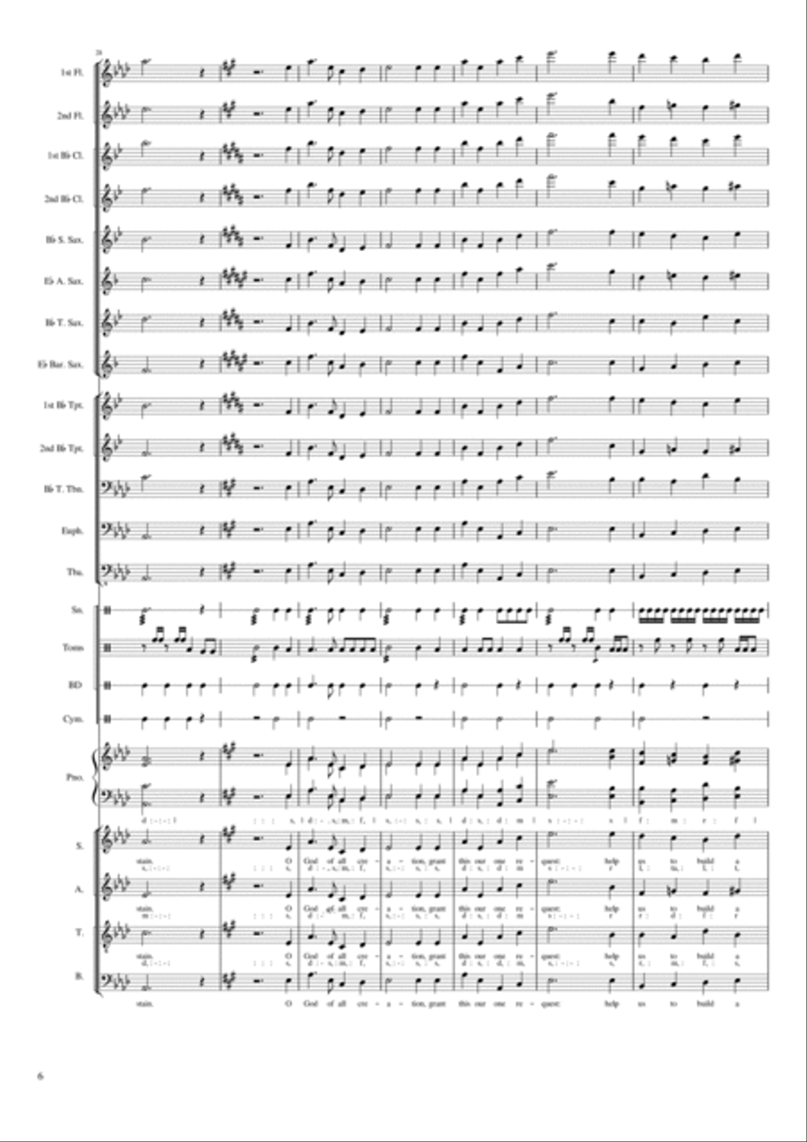 The Nigerian National Anthem School and Community scores gallery preview page 6