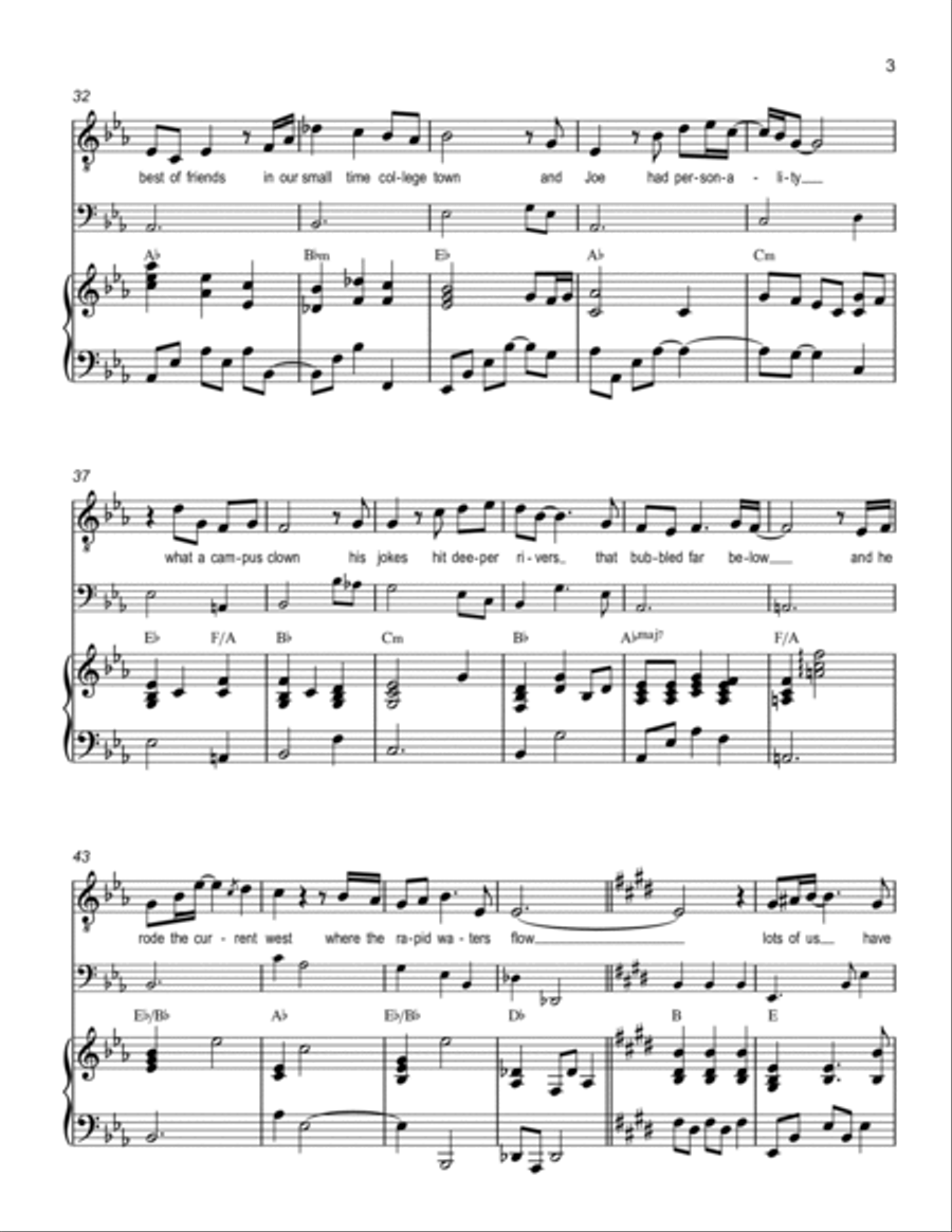 My Brother Lived In San Francisco Small Ensemble scores gallery preview page 3