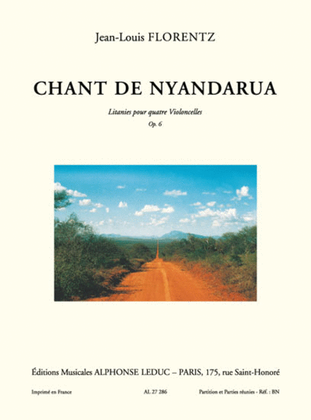Book cover for Chant De Nyandarua Litanies/4 Violoncelles
