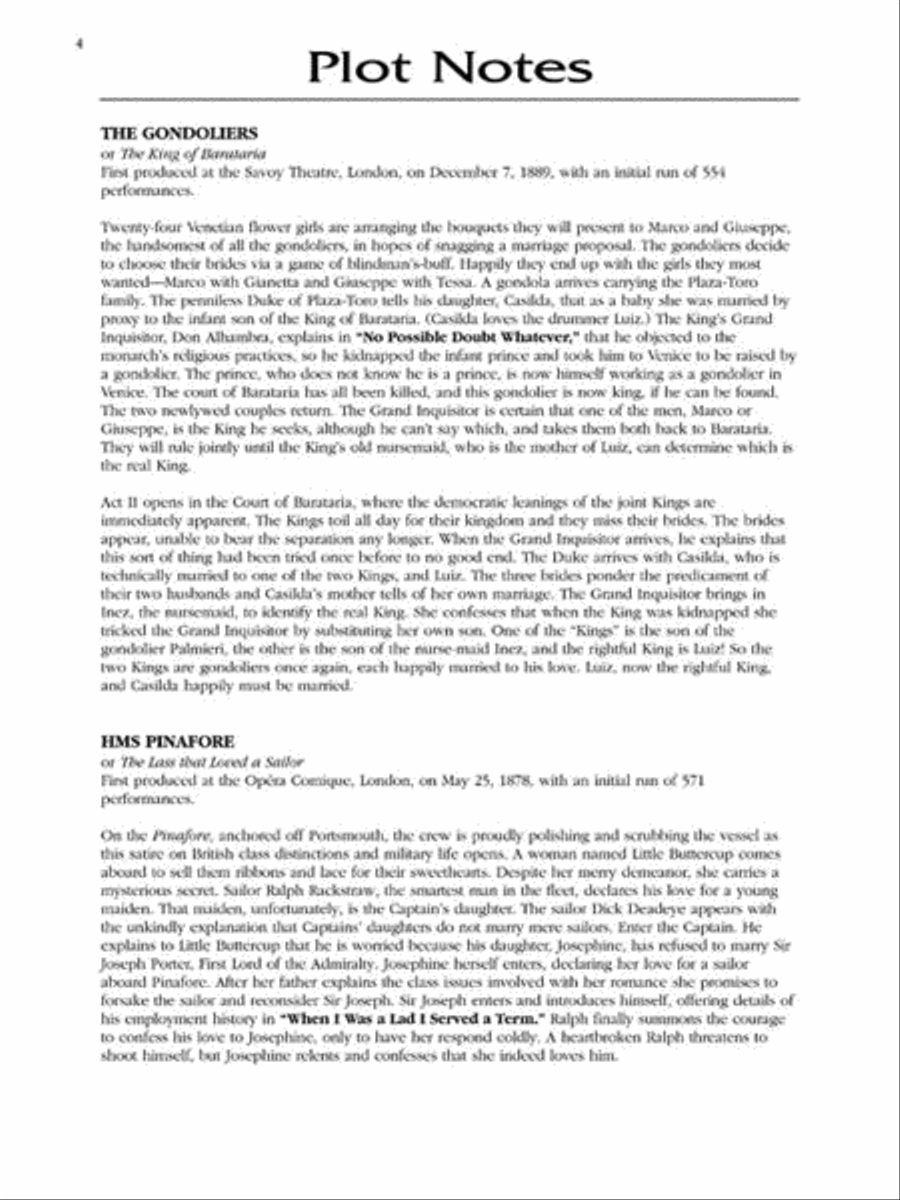Gilbert & Sullivan for Singers Baritone Voice scores gallery preview page 4