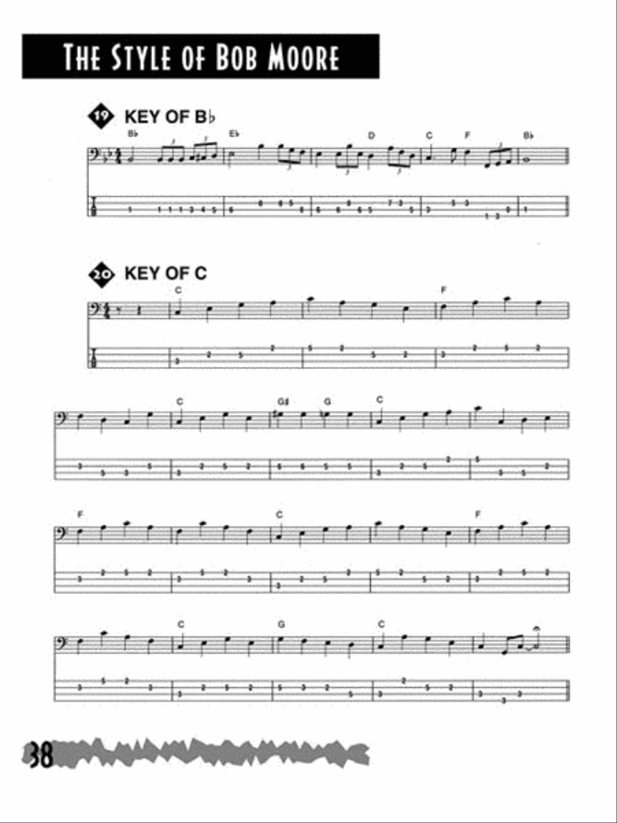 The Lost Art of Country Bass Bass Guitar Tablature scores gallery preview page 7