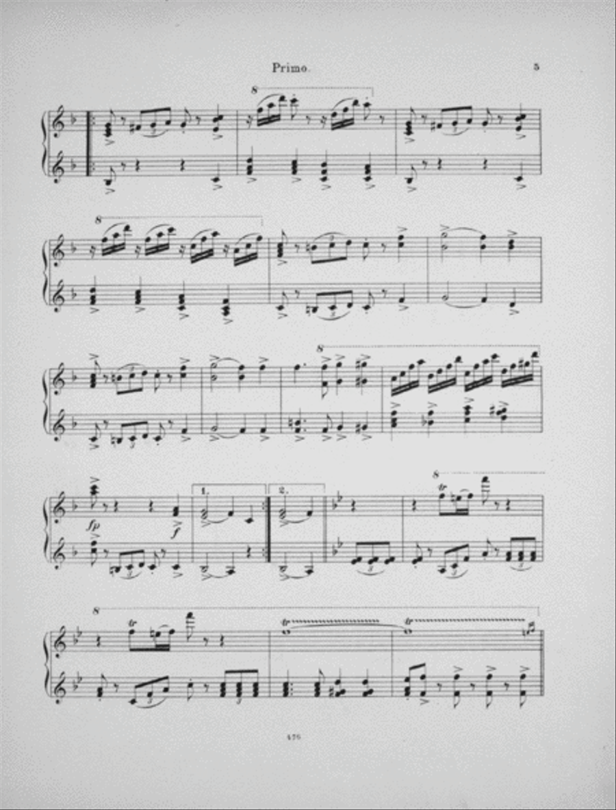 World's Columbian Exposition March Piano Duet scores gallery preview page 6