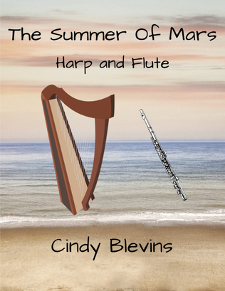 Book cover for The Summer of Mars, for Harp and Flute