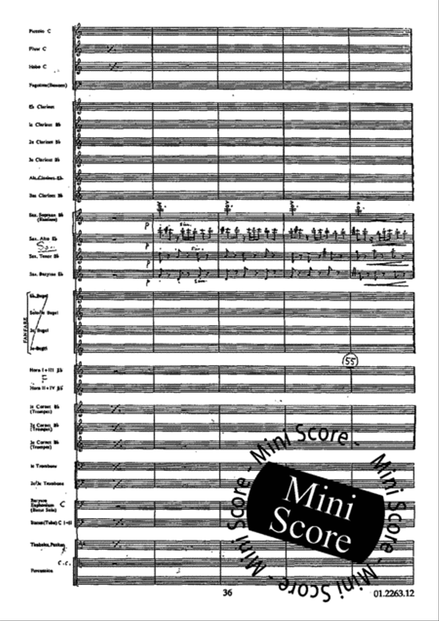 Concerto Grosso Concert Band scores gallery preview page 40