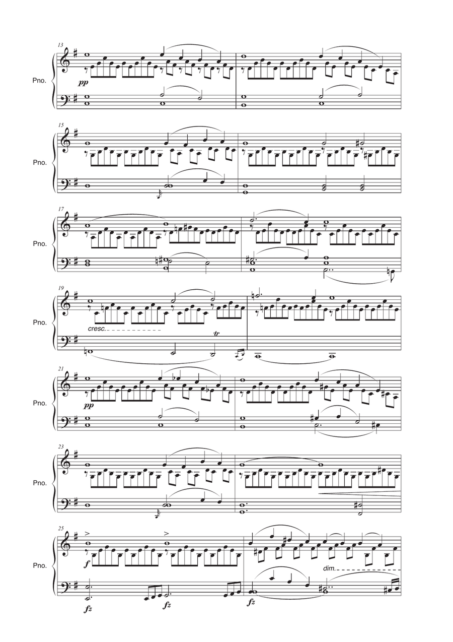 Impromptu No. 3, Op. 90, D. 889 (G-major version) Piano Solo scores gallery preview page 2