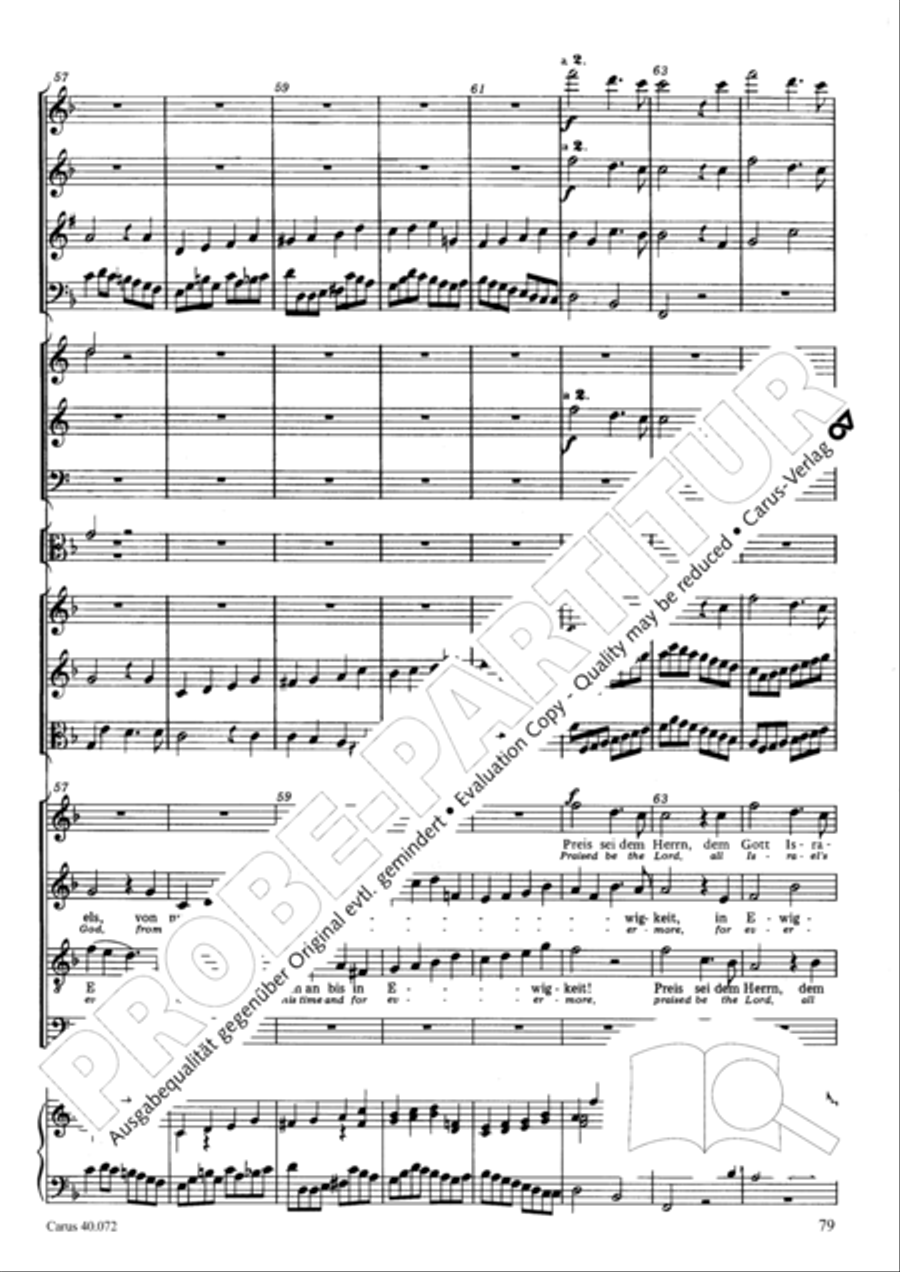 Psalm 42 Psalm 42 4-Part scores gallery preview page 79
