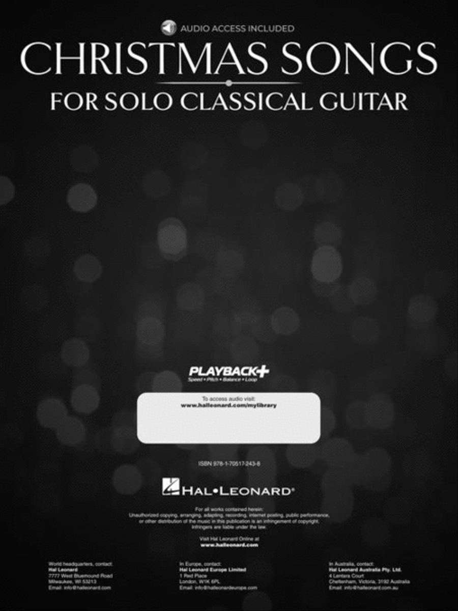 Christmas Songs for Solo Classical Guitar Acoustic Guitar scores gallery preview page 3