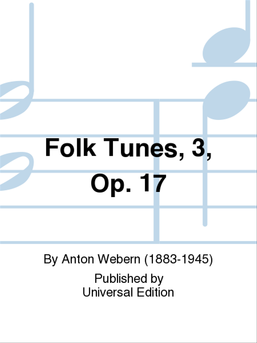 3 Folk Texts Voice scores gallery preview page 1