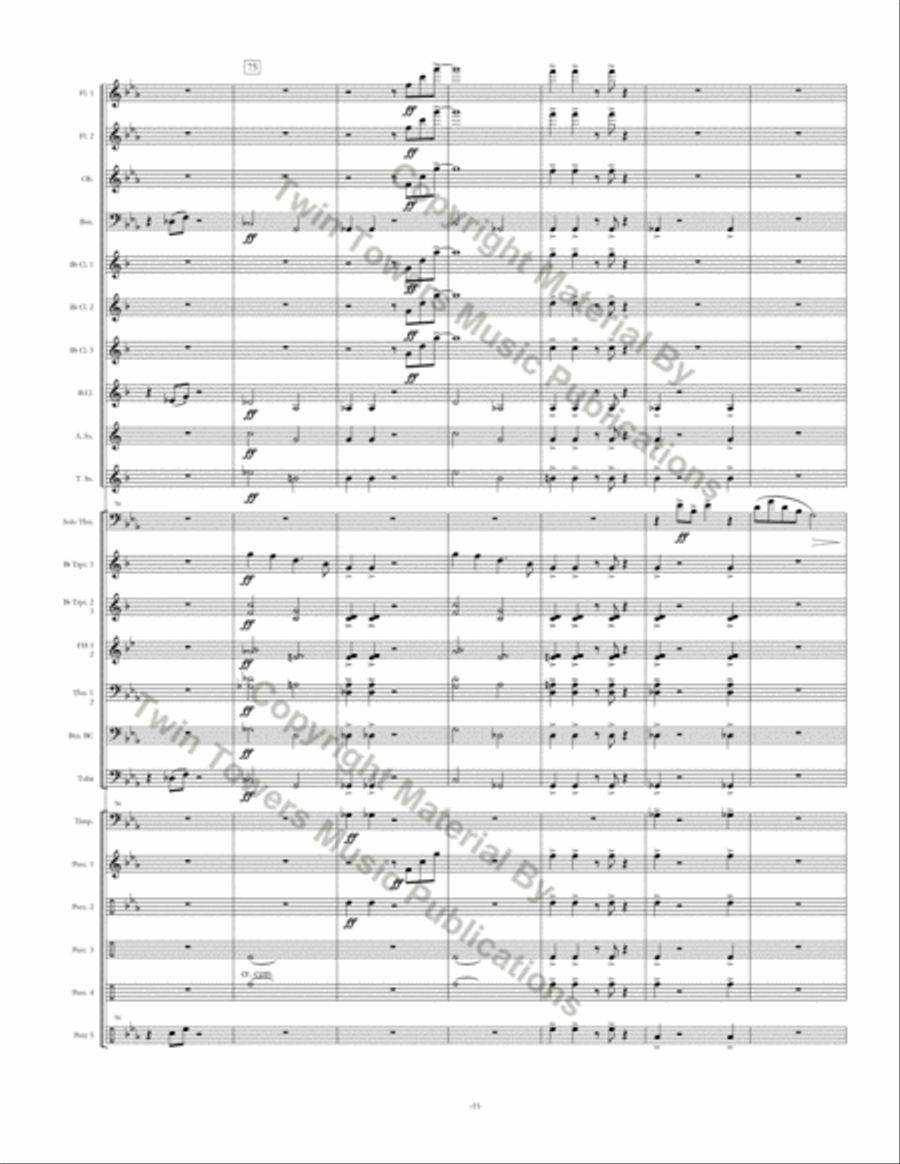 Seminar Seminar Concert Band scores gallery preview page 13