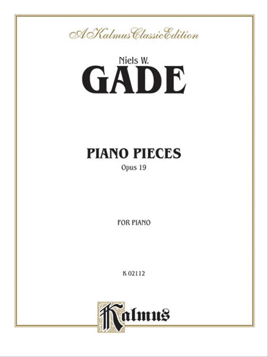 Piano Pieces, Op. 19 Piano Solo scores gallery preview page 1
