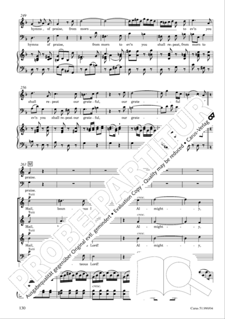 The Creation 4-Part scores gallery preview page 131