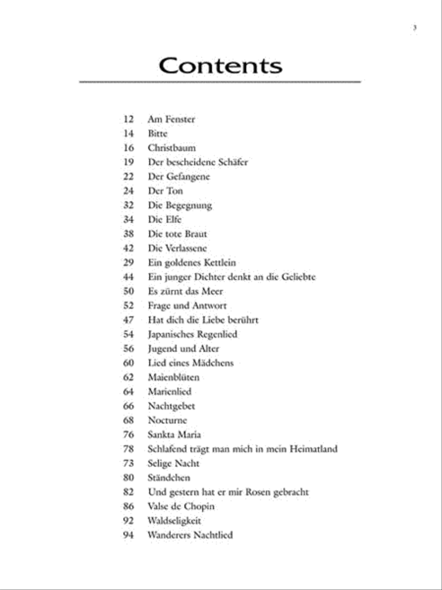 Joseph Marx – 30 Songs Voice scores gallery preview page 4