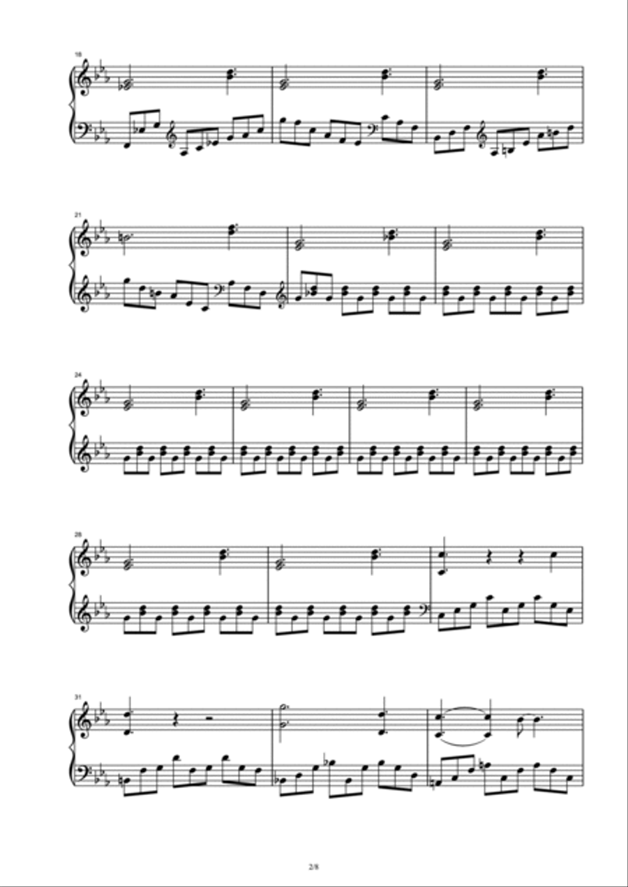 This Is What Autumn Feels Like Piano Solo scores gallery preview page 2