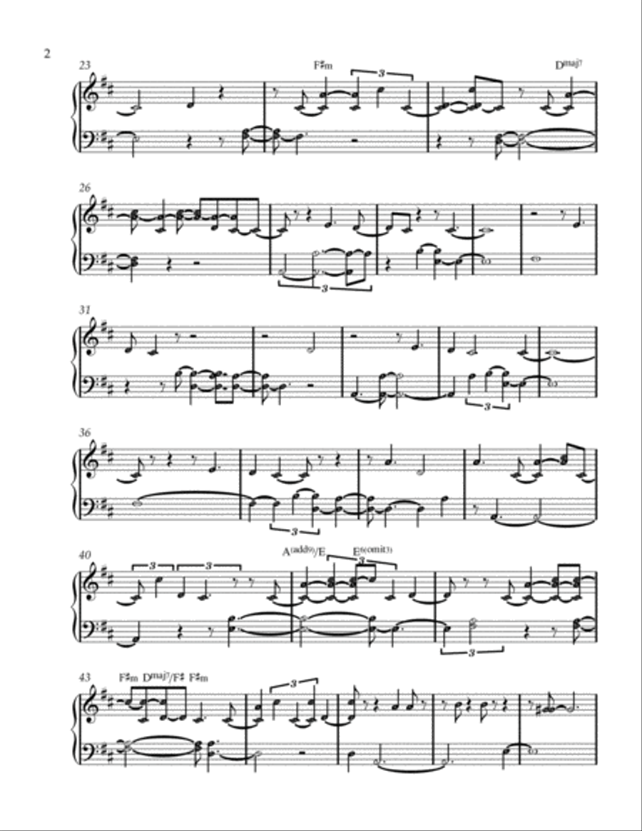 Love Like This Easy Piano scores gallery preview page 2