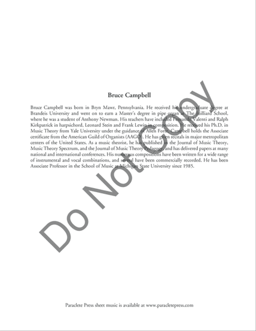 Variations on St. Columba Organ scores gallery preview page 3