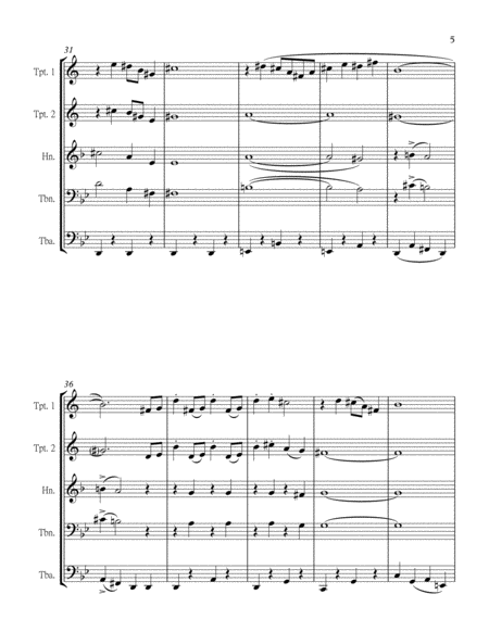 Sleigh Ride_Brass Quintet image number null