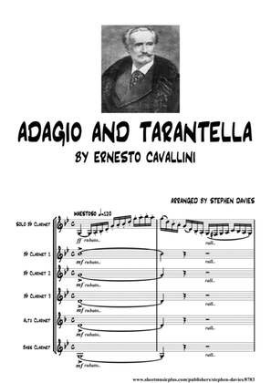 'Adagio And Tarantella' by Ernesto Cavallini for Solo Clarinet & Clarinet Quintet.