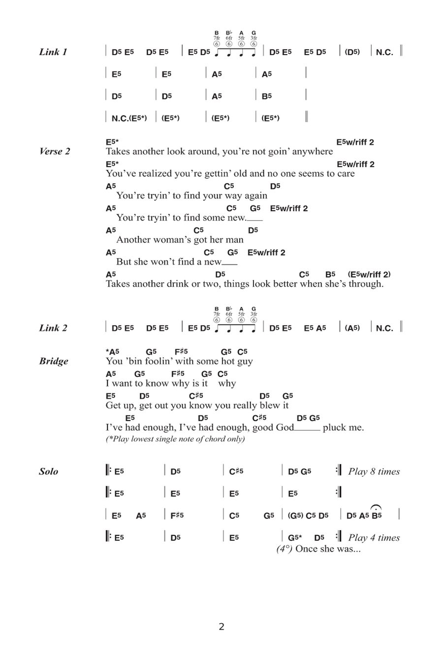 Victim Of Changes Electric Guitar scores gallery preview page 2