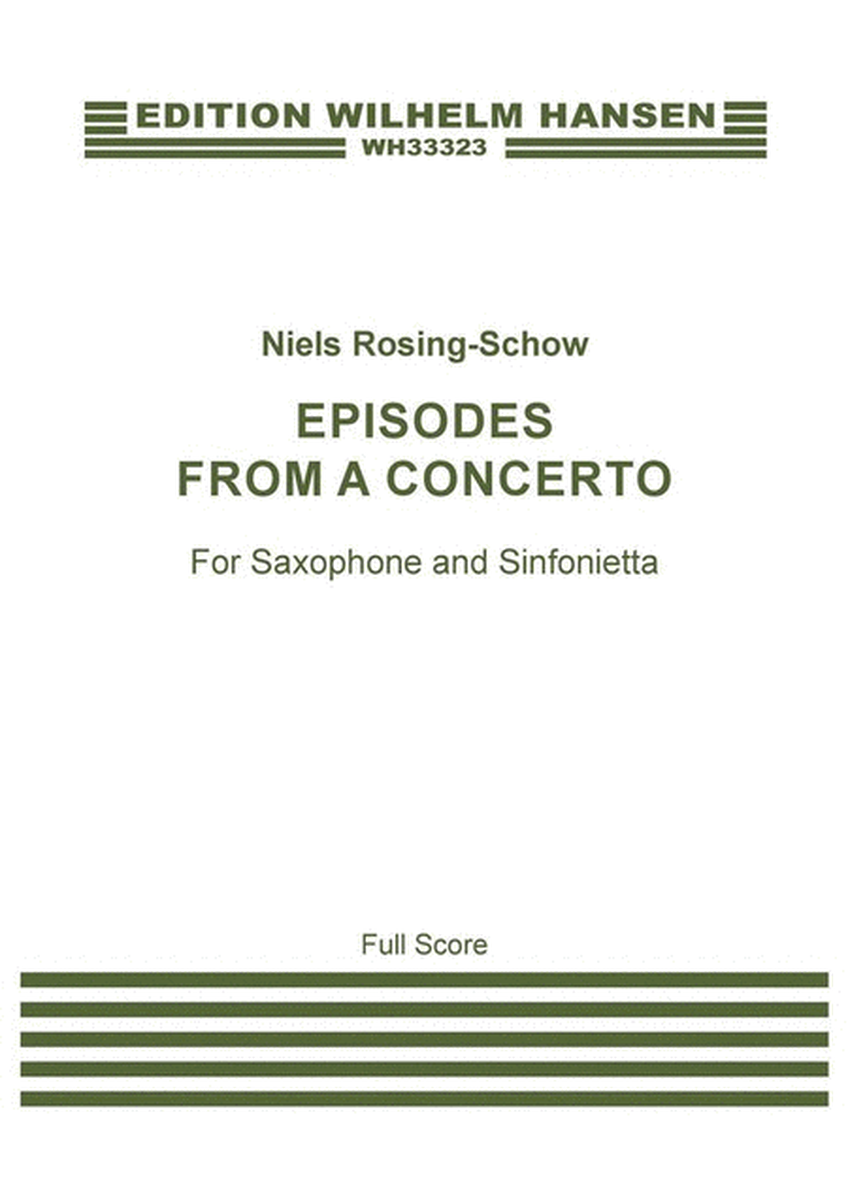 Episodes From A Concerto (Score)