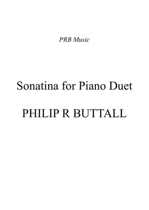 Book cover for Sonatina for Piano Duet (Four Hands)