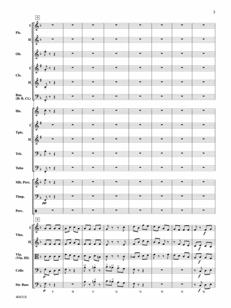 Leroy Anderson's Irish Suite, Part 2 (Themes from): Score