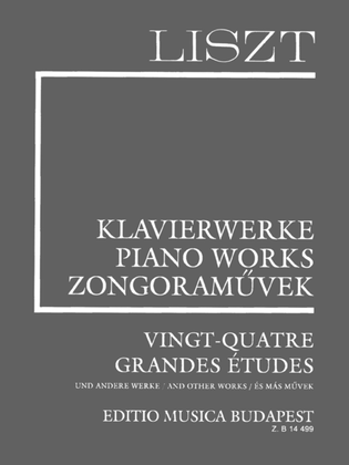 Book cover for 24 (12) Grandes Etudes