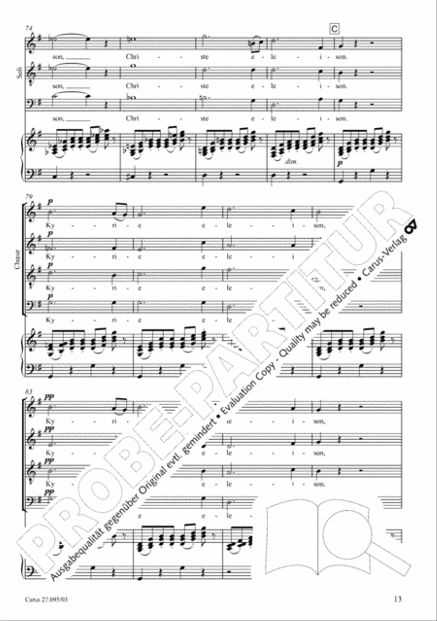 Messe solennelle de sainte Cecile Messe solennelle de sainte Cecile STB scores gallery preview page 14