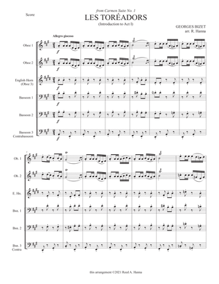 "Les Toreadors" from Carmen Suite (Double Reed Ensemble)