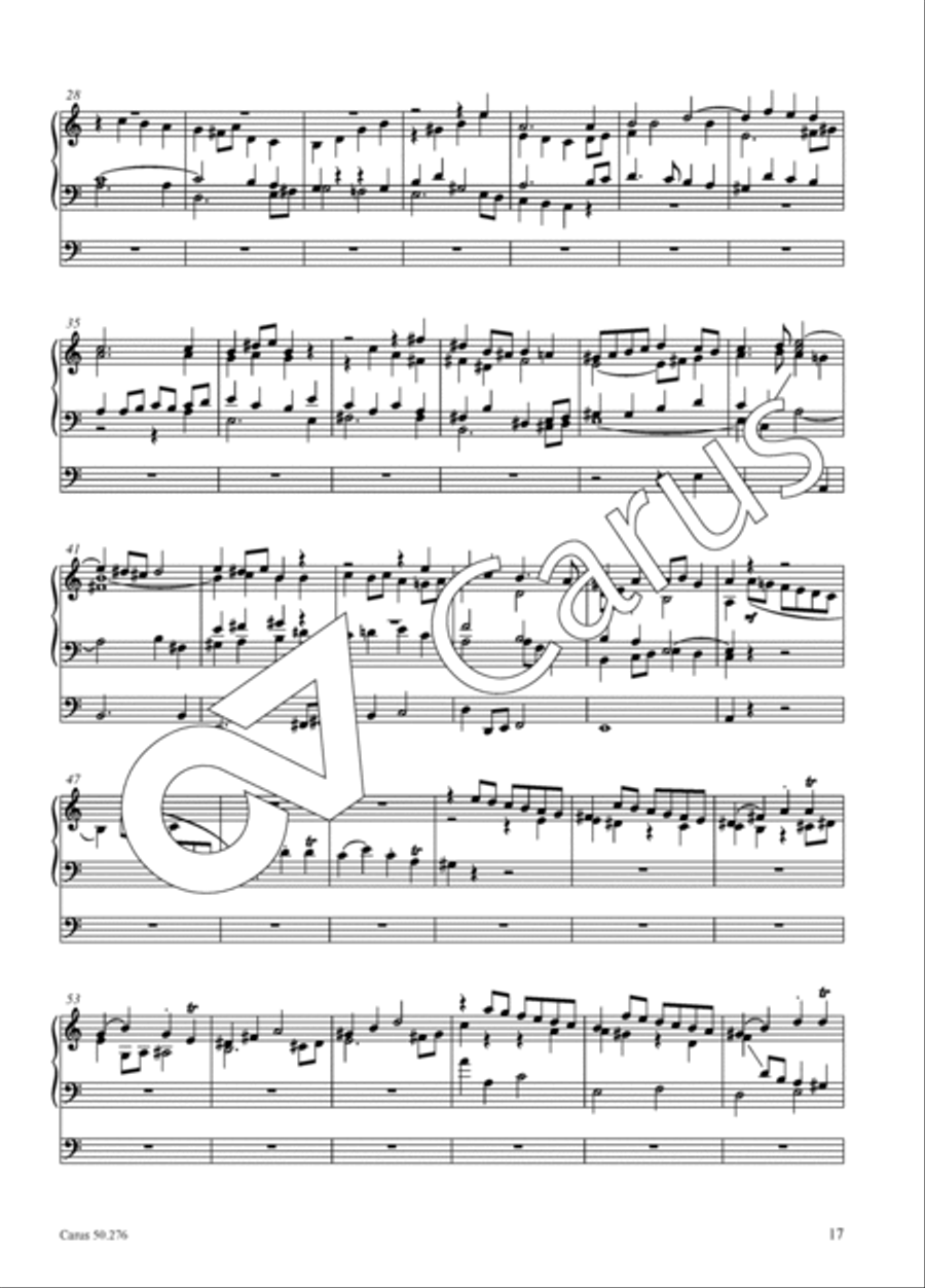 Three preludes and fugues for organ JWV 10, 13 and 17 Organ scores gallery preview page 18
