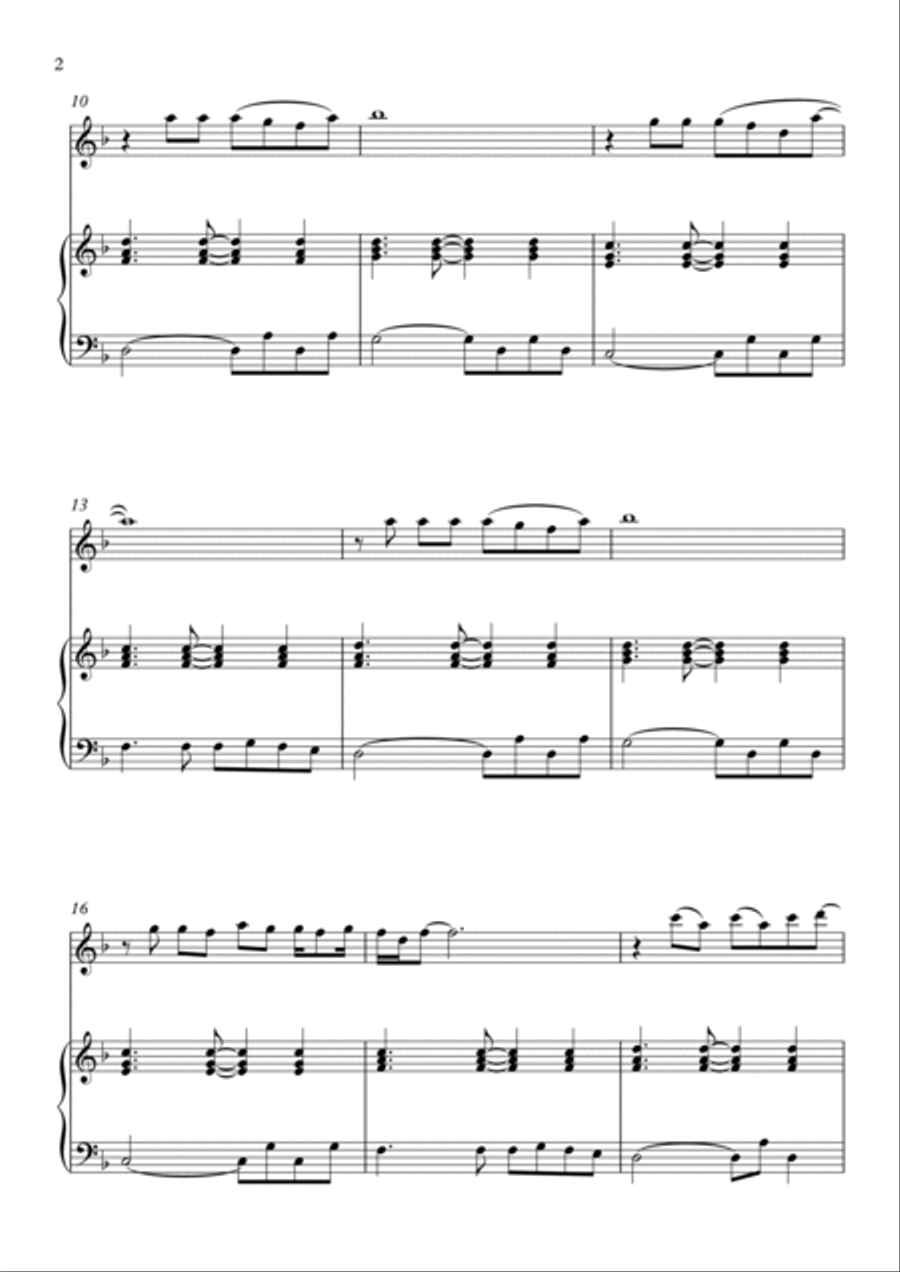 Flowers Alto Recorder scores gallery preview page 2