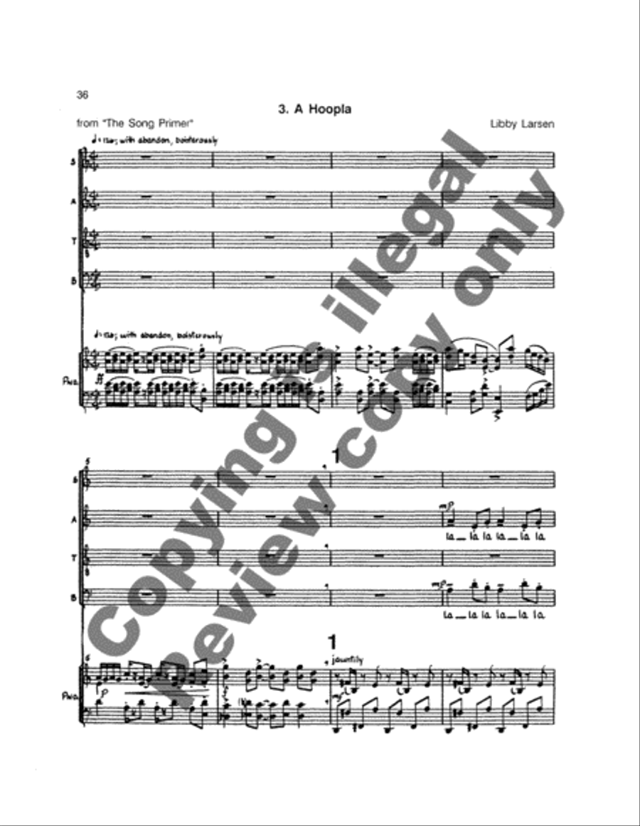 The Settling Years 4-Part scores gallery preview page 25