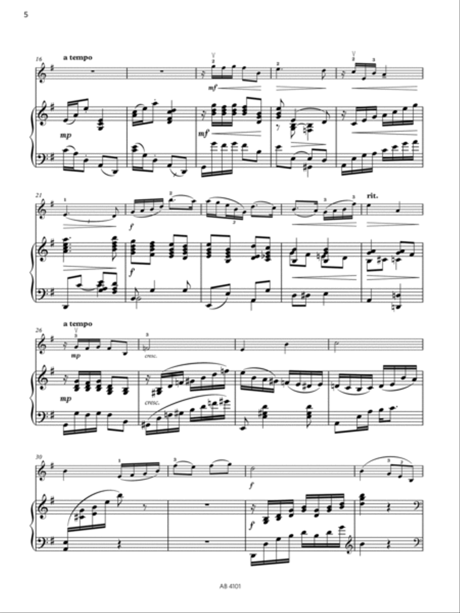 Elfentanz (Grade 7, C2, from the ABRSM Violin Syllabus from 2024) Violin Solo scores gallery preview page 5