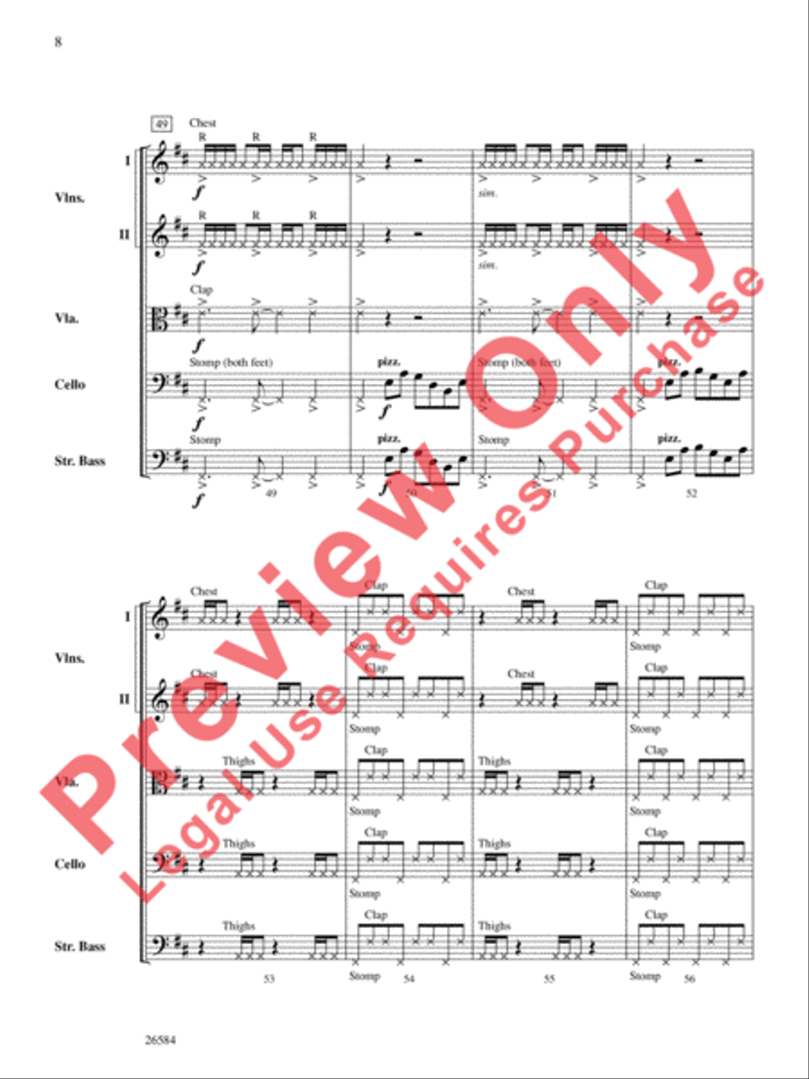 Bio Rhythms String Orchestra scores gallery preview page 9