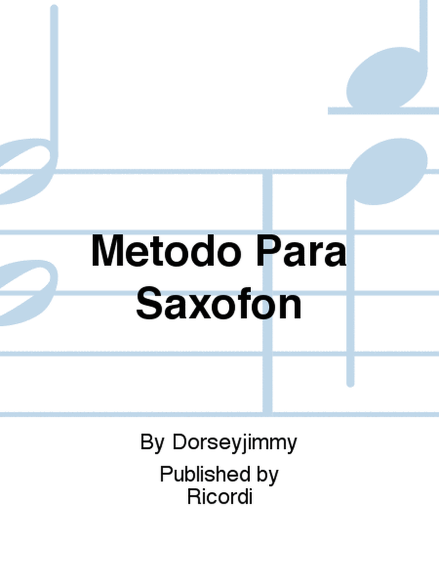 Metodo Para Saxofon