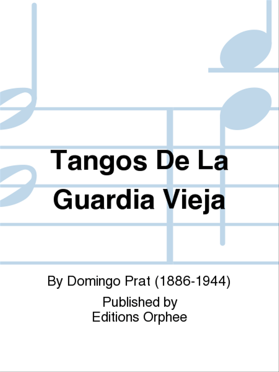 Tangos De La Guardia Vieja Chamber Music scores gallery preview page 1