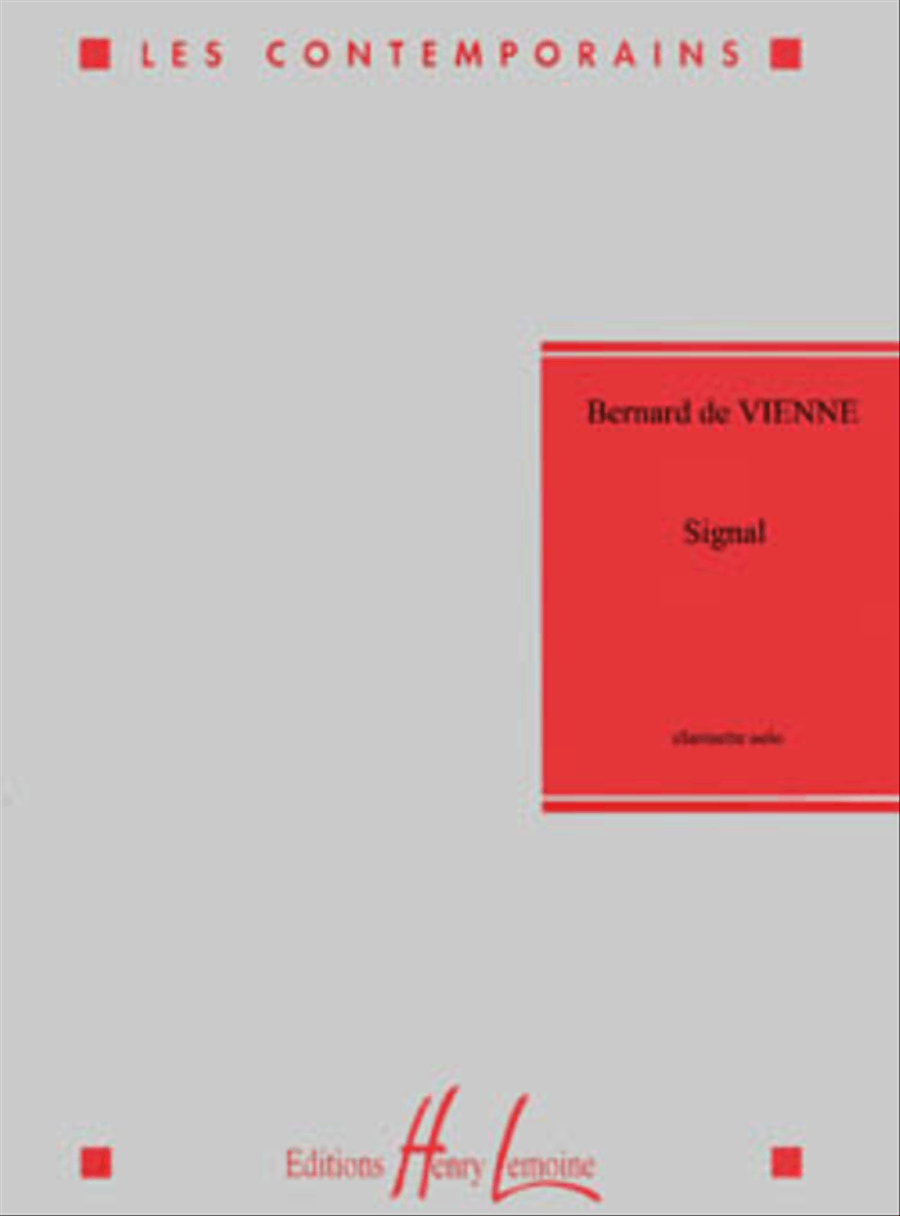 Signal Clarinet Solo scores gallery preview page 1