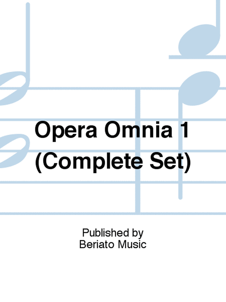 Opera Omnia 1 (Complete Set)