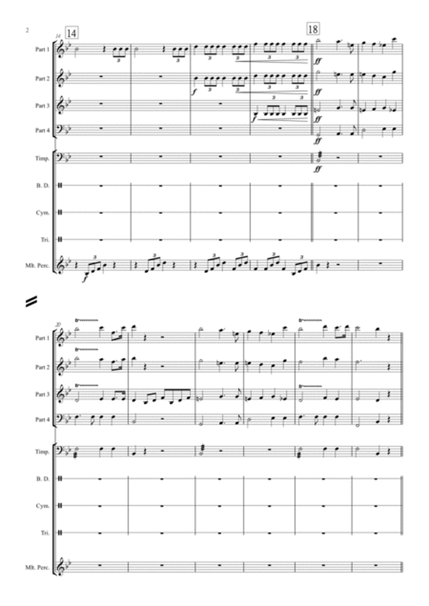 Wedding March (from "A Midsummer Night's Night") (Orchestra/Concert Band Flexible Instrumentation) image number null